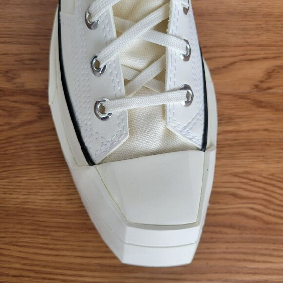 ⭐Converse Chuck 70 De Luxe Squared Hi Size 6 Men's Shoes Sneakers White A06436C - Picture 6 of 9